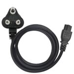 Laptop Power Cable Cord- 3 Pin Adapter Isi Certified(6 Feet/ 1.8 Meter)