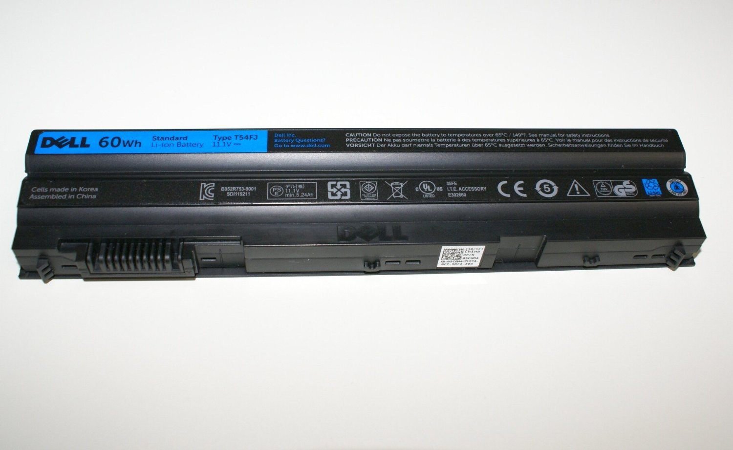 61KqJQQkLlL._SL1500_-1.jpg Dell T54 FJ Battery for Latitude E6420 E5420 E6520 | 6-Cell 60 Wh 11.1 V - Image 1