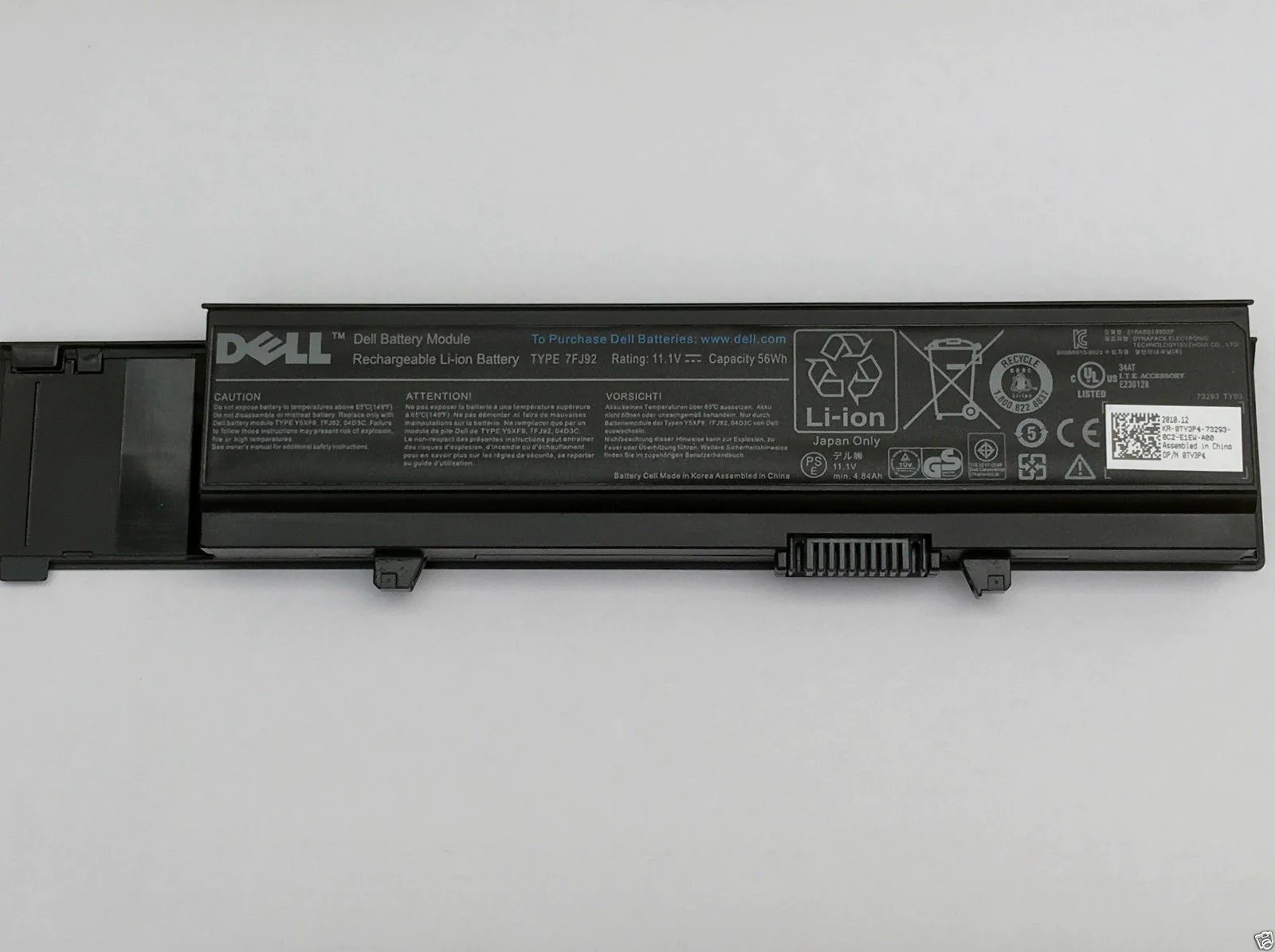 genuine-battery-dell-vostro-3400-3500-3700-y5xf9-7fj92-11.1v-56wh-494-p_0941cf6f-1450-4029-9dab-b276b75337df_2048x2048.webp Grade A 7 FJ92 Battery for Dell Vostro 3500 3700 | CE Certified Long-Life - Image 1
